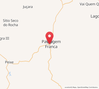 Map of Passagem Franca, Maranhão