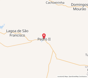 Map of Pedro II, Piauí