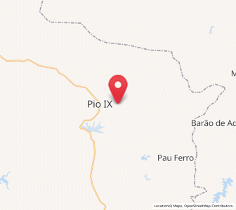 Map of Pio IX, Piauí