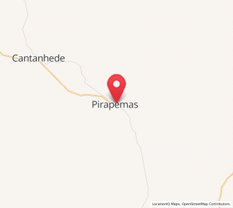 Map of Pirapemas, Maranhão