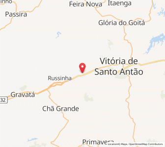 Map of Pombos, Pernambuco