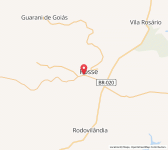 Map of Posse, Goiás