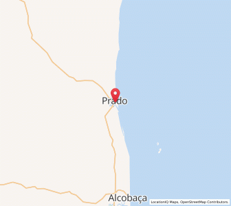 Map of Prado, Bahia