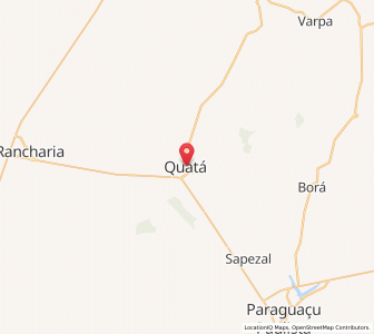 Map of Quatá, São Paulo