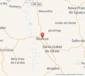 Map of Realeza, Paraná