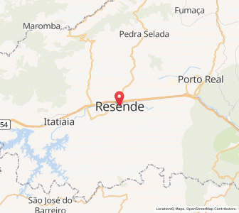 Map of Resende, Rio de Janeiro