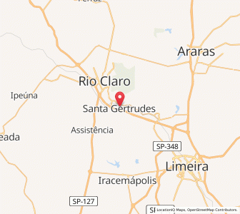 Map of Santa Gertrudes, São Paulo