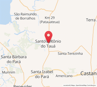 Map of Santo Antônio do Tauá, Pará