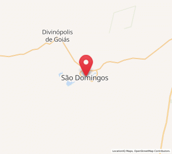 Map of São Domingos, Goiás