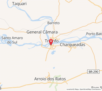 Map of São Jerônimo, Rio Grande do Sul