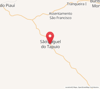 Map of São Miguel do Tapuio, Piauí