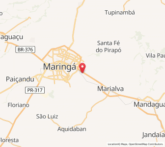 Map of Sarandi, Paraná