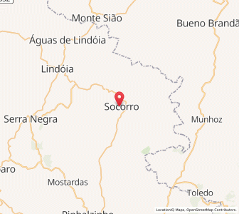 Map of Socorro, São Paulo