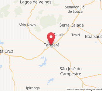 Map of Tangará, Rio Grande do Norte