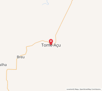 Map of Tomé Açu, Pará