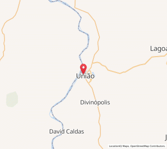 Map of União, Piauí