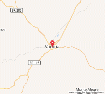 Map of Vacaria, Rio Grande do Sul