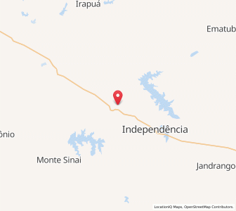 Map of Várzea Alegre, Ceará