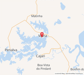 Map of Viana, Maranhão