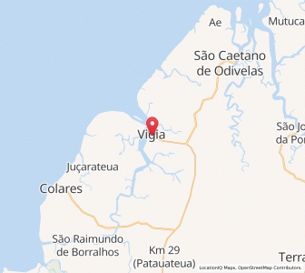 Map of Vigia, Pará