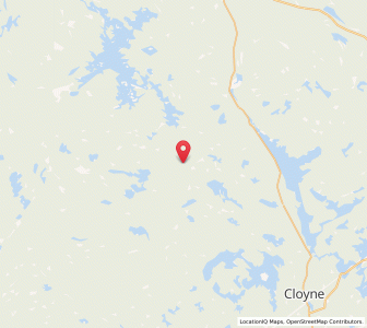 Map of Addington Highlands, OntarioOntario