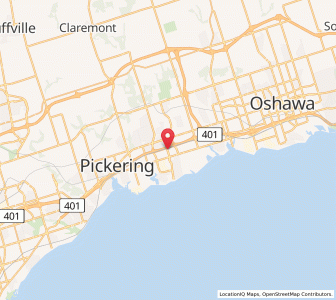 Map of Ajax, OntarioOntario