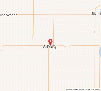 Map of Arborg, ManitobaManitoba