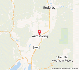 Map of Armstrong, British ColumbiaBritish Columbia