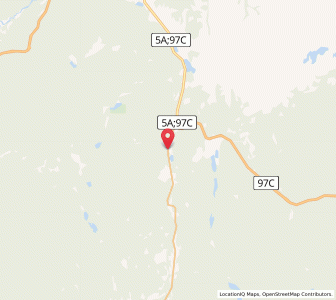 Map of Aspen Grove, British Columbia