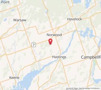 Map of Asphodel, OntarioOntario