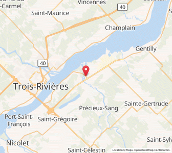 Map of Bécancour, QuebecQuebec