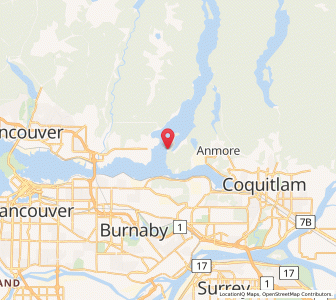 Map of Belcarra, British ColumbiaBritish Columbia