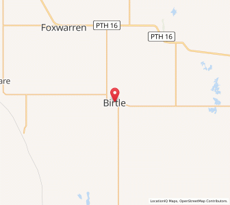 Map of Birtle, ManitobaManitoba