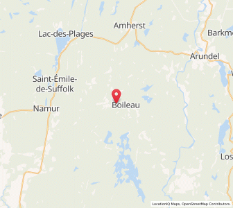Map of Boileau, QuebecQuebec