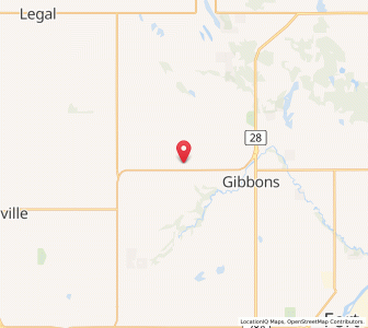 Map of Bon Accord, AlbertaAlberta