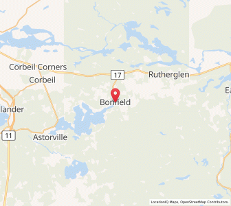 Map of Bonfield, OntarioOntario