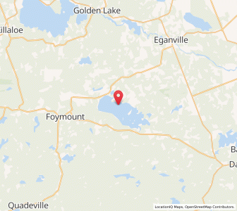 Map of Bonnechere Valley, OntarioOntario