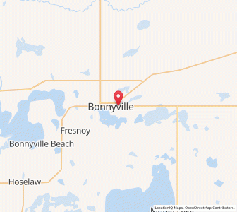 Map of Bonnyville, AlbertaAlberta