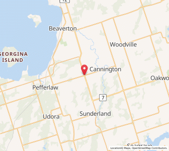 Map of Brock, OntarioOntario