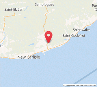 Map of Bugeaud, Quebec