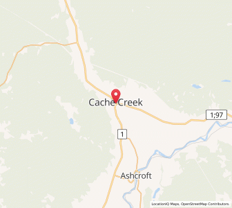 Map of Cache Creek, British ColumbiaBritish Columbia