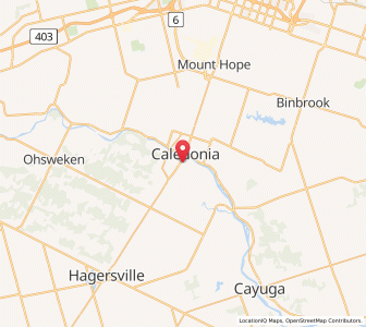 Map of Caledonia, OntarioOntario