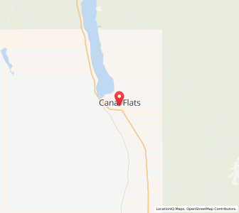 Map of Canal Flats, British ColumbiaBritish Columbia