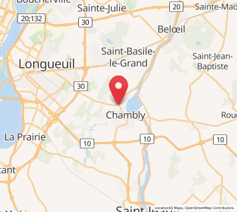 Map of Carignan, Quebec