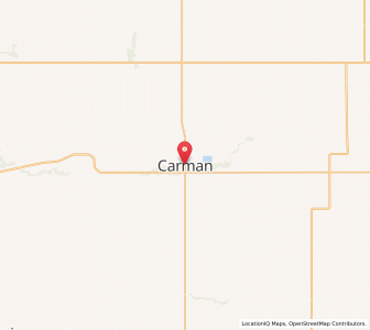 Map of Carman, ManitobaManitoba