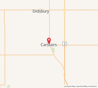 Map of Carstairs, AlbertaAlberta
