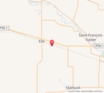 Map of Cartier, ManitobaManitoba