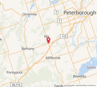 Map of Cavan, OntarioOntario