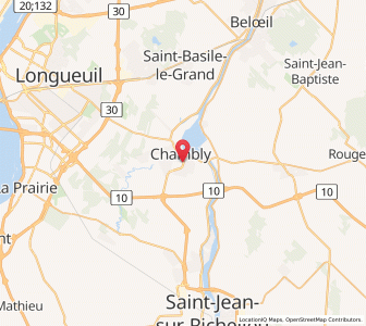 Map of Chambly, QuebecQuebec