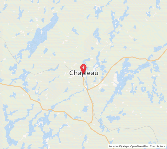 Map of Chapleau, OntarioOntario